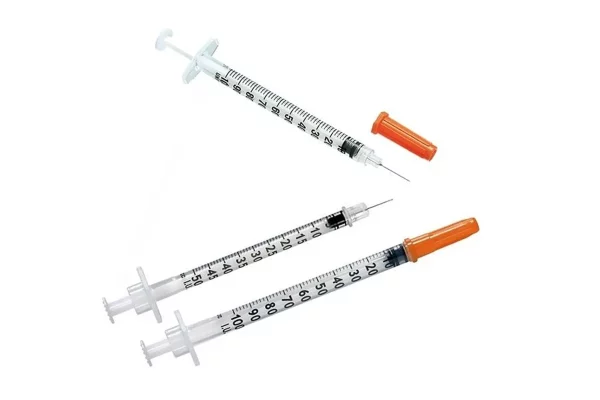 سرنگ انسولین یکپارچه آوا حجم 1ml_ گیج 30